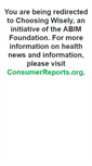 Mobile Screenshot of consumerhealthchoices.org